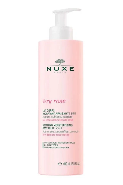 Nuxe Very Rose Soothing Moisturizing Body Milk 24h 400 ml ürün görseli 1