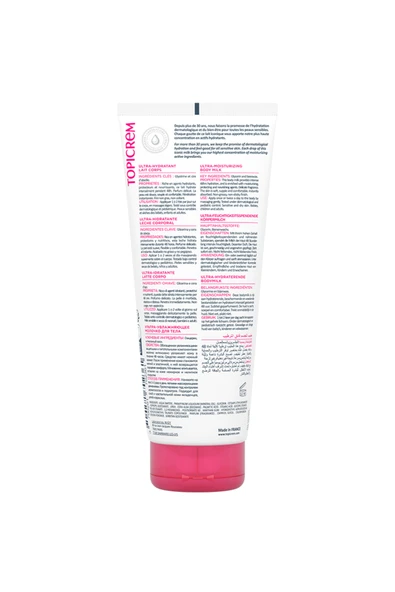 Topicrem Ultra Moisturizing Body Milk 200 ml - Resim 2