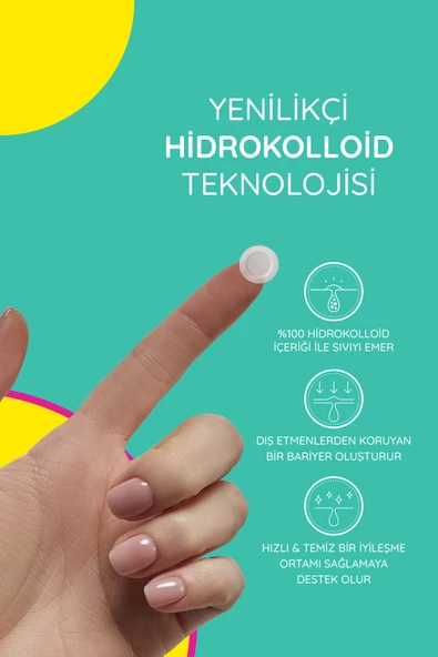 Stick On Spots S.o.s Mixy | 24’lü Yüz Için Sivilce/akne Bandı–4 Boy Pimple Patch-hidrokolloid Bant - Resim 2