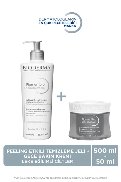 Bioderma Leke Karşıtı Aydınlatıcı ve Sıkılaştırıcı Gece Kremi & Leke Karşıtı Aydınlatıcı Yıkama Jeli