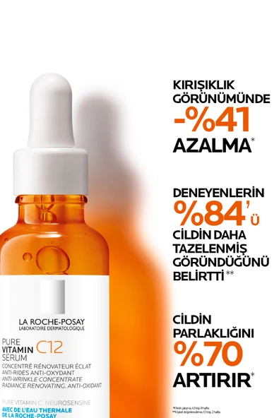 La Roche Posay Saf C12 Vitamini Işıltı Veren Serum 30 ml - Resim 3