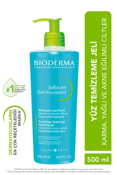 Bioderma Sebium Kerato Karşıtı Bakım Kremi 30ml & Yüz Vücut Temizleme Jeli 500ml - Resim 2
