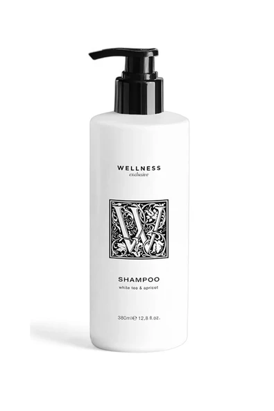 Wellness Exclusive White Tea & Apricot Shampoo 380 ml – Beyaz Çay ve Kayısı Özlü Bakım Şampuanı