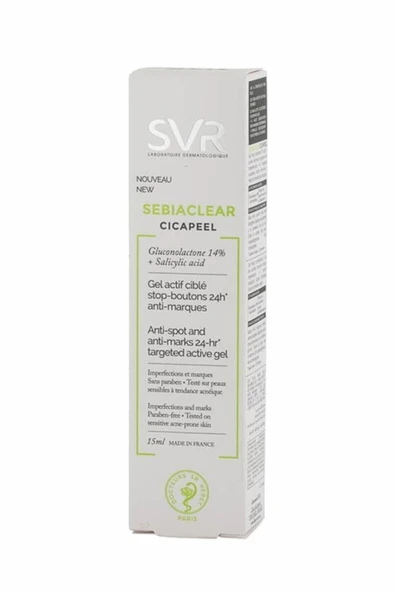 SVR Sebiaclear Cicapeel Gel 15 ml ürün görseli 1