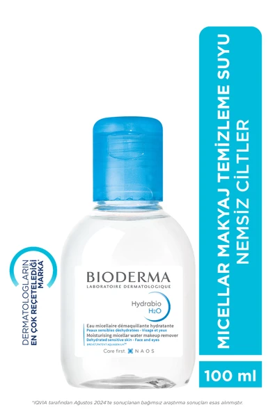 Bioderma Hydrabio H2O Nemlendirici Micellar Makyaj Temizleme Suyu Kuru Ciltler Yüz, Göz Çevresi 100 ml