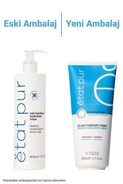 Etat Pur Melting Moisturizing Body Milk Rahatlatıcı ve Nemlendirici Vücut Sütü 400 ml - Resim 2