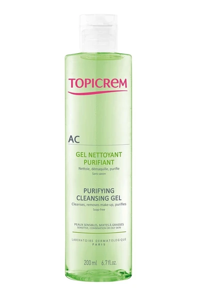 Topicrem Ac Purifying Cleansing Gel 200Ml - Resim 2
