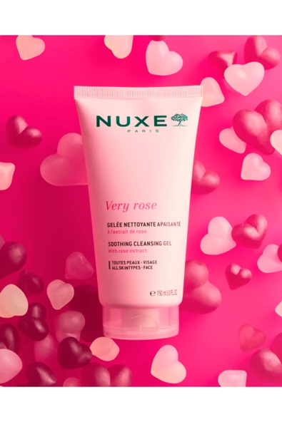 Nuxe Very Rose Soothing Cleansing Gel 150 ml - Resim 3