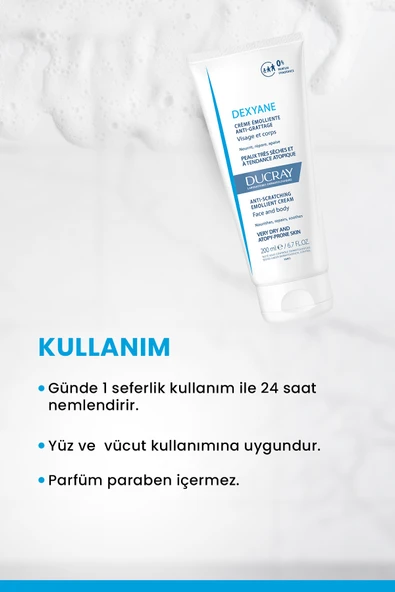 Pierre Fabre Dexyane Cilt Bariyerini Beslemeye ve Onarmaya Yardımcı Krem 200ml - Resim 3
