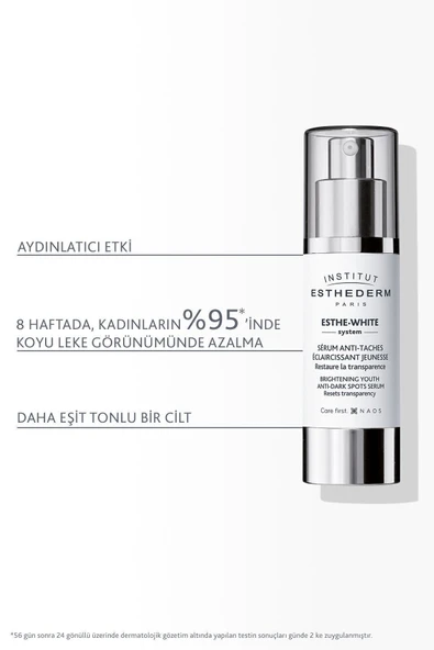 Esthederm Esthe-White Anti-Dark Spots Serum Leke Karşıtı ve Cilt Tonu Eşitleyici Aydınlatıcı Serum 30ML - Resim 2