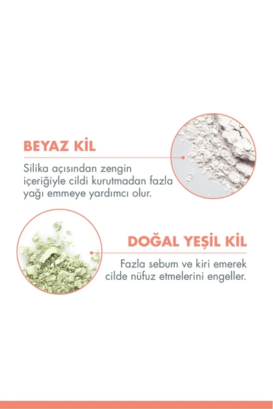 Cleanance Hassas ve Lekeye Eğilimli Ciltler için Matlaştırıcı ve Arındırıcı Kil İçerikli Maske 50 ml - 3