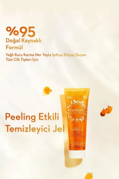 Lumene Peeling Etkili Temizleyici Jel 125ml - Resim 3