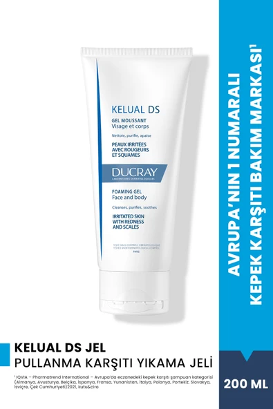 Pierre Fabre Kelual DS Pullanma Karşıtı Yıkama Jeli 200 ml ürün görseli
