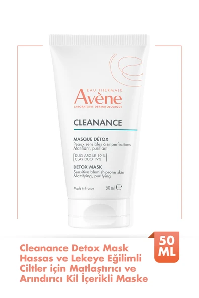 Cleanance Hassas ve Lekeye Eğilimli Ciltler için Matlaştırıcı ve Arındırıcı Kil İçerikli Maske 50 ml - 1