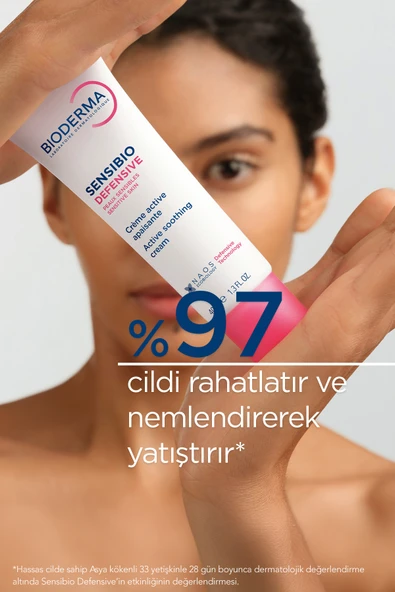 Bioderma Sensibio Defensive Hassas Normal Ciltler Antioksidan E Vitamini Nemlendirici Bakım Kremi 40 ml - Resim 3