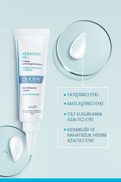 Pierre Fabre Keracnyl PP+ Akneye Eğilimli Ciltler İçin Bakım Kremi 30 ml - 3