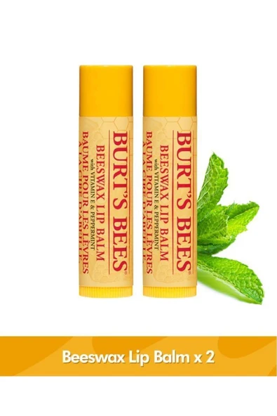 Burt's Bees Beeswax Dudak Bakım Kremi Blister Ambalaj - Beeswax Lip Balm Blister 4,25 G X 2 Adet ürün görseli