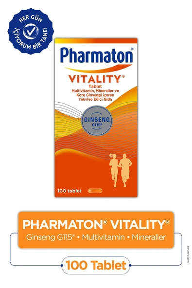 Pharmaton Vitality_100 Tablet ürün görseli 1