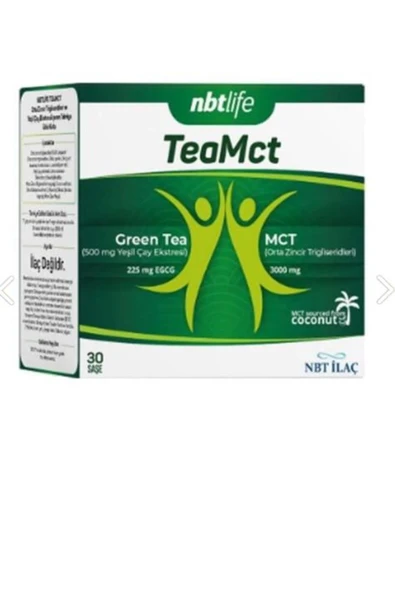 NBT Life Nbt Life TeaMct Takviye Edici Gıda 30 Saşe ürün görseli