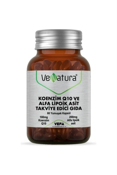 VeNatura Koenzim Q10 & Alfa Lipoik Asit 60 Kapsül ürün görseli 1