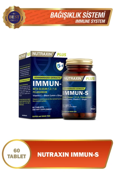 Nutraxin Immun-s Vitamin Takviyesi 60 Tablet- ürün görseli 1