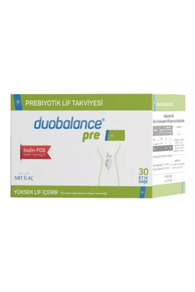 Nbt İlaç Nbt Ilaç Duobalance Pre Takviye Edici Gıda 30 Adet Stik Saşe ürün görseli 1