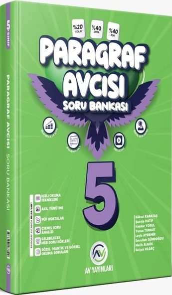 Av Yayınları 5. Sınıf Paragraf Soru Avcısı Soru Bankası ürün görseli