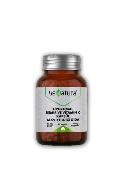 VeNatura Lipozomal Demir ve Vitamin C 60 Kapsül ürün görseli 1