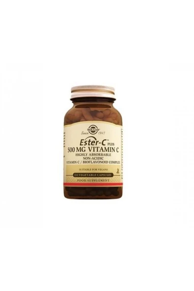 Solgar Ester-C 500 mg 100 Kapsül ürün görseli 1