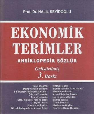 Ekonomik Terimler Ansiklopedik Sözlük - Ciltli Kitap - İkinci El Kitap Halil Seyidoğlu Güzem Yayınları ürün görseli