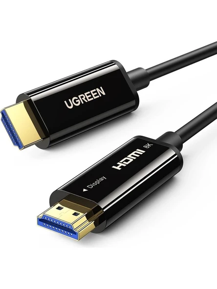 UGREEN 50500 HD141 8K 60Hz 4K 120Hz 2K 165Hz HDMI 2.1 Fiber Optik Görüntü Aktarma Kablosu 50metre