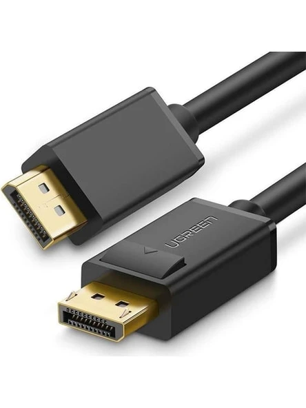UGREEN 10211 DP102 DisplayPort Erkek to DisplayPort Erkek DP1.2 Kablo 2metre 4K Çözünürlük Desteği