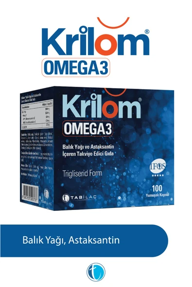 Tab İlaç Omega 3 100 Yumuşak Kapsül Balık Yağı ürün görseli 1