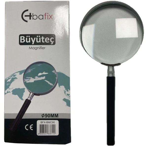 Bafix Büyüteç Cam Metal Çerçeveli 90 Mm Bfx-Bmc90 - 1