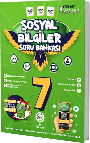 Av Yayınları 7. Sınıf Sosyal Bilgiler Soru Bankası ürün görseli