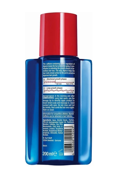 Alpecin Alpecin Kafein Içeren Dökülme Karşıtı Saç Losyonu 200ml - Resim 3