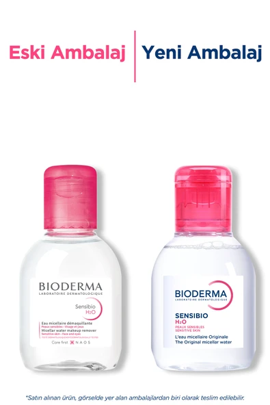 Bioderma Sensibio H2O Hassas ve Normal Ciltler için Micellar Makyaj Temizleme Suyu 100 ml - Resim 2