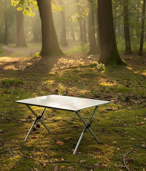 Yek Outdoor 2 Kişilik Alüminyum Kamp Masası ve Sandalye Seti - Resim 7