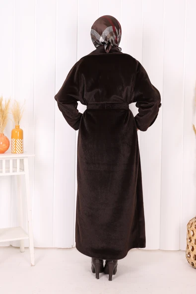 Kuşaklı Kaban 70058 Koyu Kahve - Resim 5