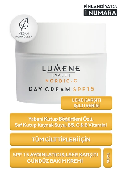 Lumene Vitamin C - Aydınlatıcı Ve Leke Karşıtı Gündüz Kremi, Spf15, 50 ml Tüm Cilt Tipleri Için ürün görseli 1