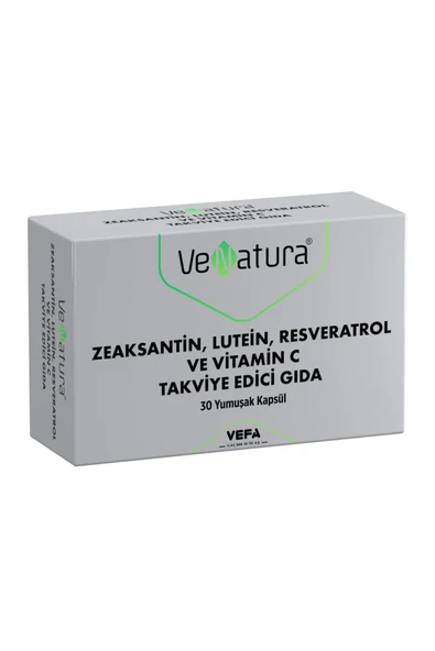 VeNatura Zeastaksantin Lutein Resveratrol Vitamin C 30 Kapsül ürün görseli 1