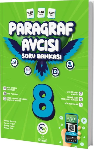 Av Yayınları 8. Sınıf Paragraf Avcısı Soru Bankası ürün görseli
