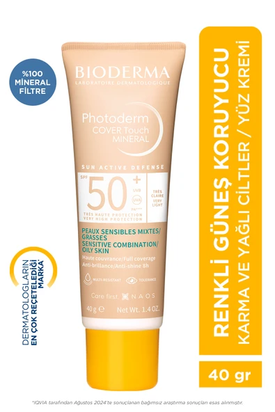 Bioderma Photoderm Cover Touch Very Light Spf50 40 ml ürün görseli 1