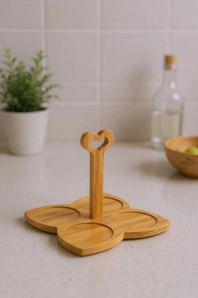 Bambum Fugu - Bambu Standlı 4'lü Kupa Seti - Resim 5