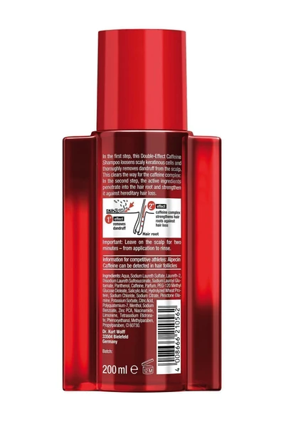 Alpecin Double Effect - Kafeinli Dökülme Ve Kepek Karşıtı Şampuan X2 - Resim 3