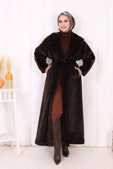 Kuşaklı Kaban 70058 Koyu Kahve - Resim 3