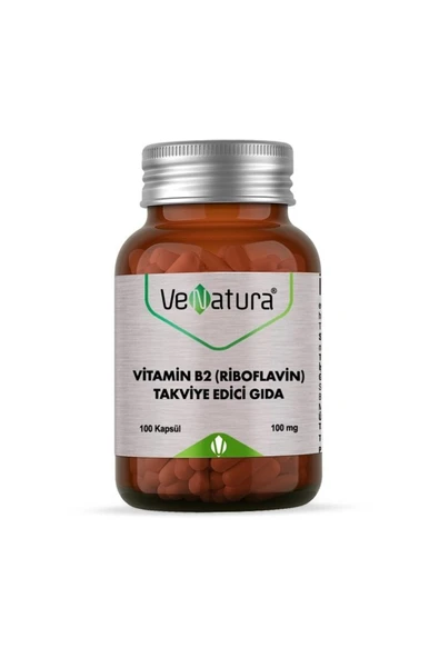 VeNatura Vitamin B2 Riboflavin 100mg Kapsül 100 lük ürün görseli 1
