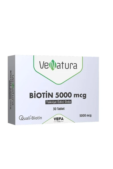 VeNatura Biotin 5000mcg 30 Tablet ürün görseli 1