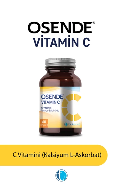 Tab İlaç Vitamin C 500 mg 60 Bitkisel Kapsül ürün görseli 1