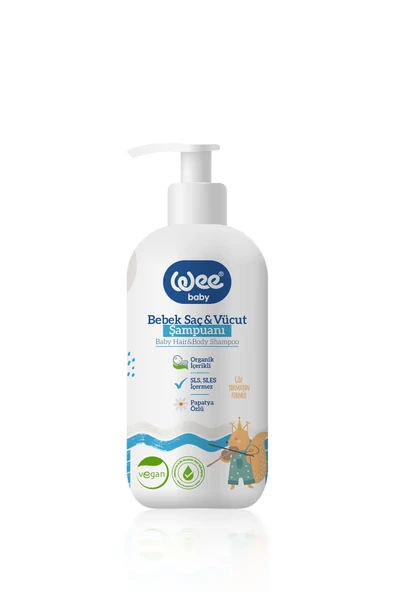 Wee Baby Bebek Saç ve Vücut Şampuanı 500 ml ürün görseli 1